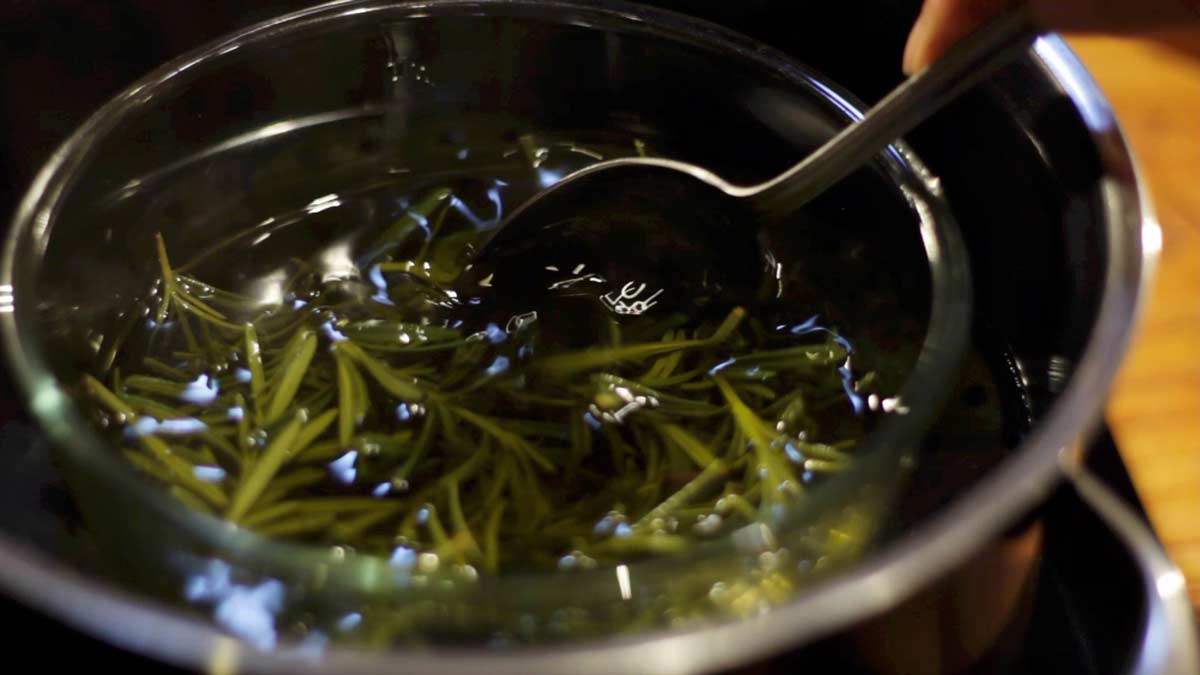 Rosemary in olive oil